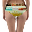 Supermarket Shelf Coffee Tea Grains Reversible Mid-Waist Bikini Bottoms View4