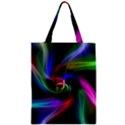 Peacock Bird Animal Feather Zipper Classic Tote Bag View1