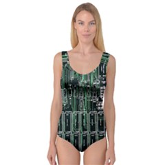 Printed Circuit Board Circuits Princess Tank Leotard  by Celenk