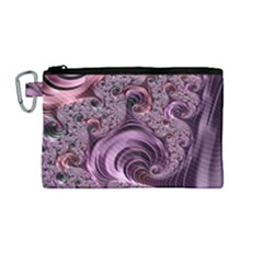 Abstract Art Fractal Canvas Cosmetic Bag (medium) by Celenk