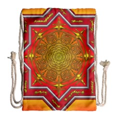 Mandala Zen Meditation Spiritual Drawstring Bag (large) by Celenk