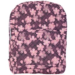 Cherry Blossoms Japanese Style Pink Full Print Backpack by Celenk