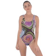 Retro Background Colorful Hippie Bring Sexy Back Swimsuit by Celenk