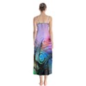 Lizard Reptile Art Abstract Animal Button Up Chiffon Maxi Dress View2