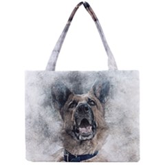 Dog Pet Art Abstract Vintage Mini Tote Bag by Celenk