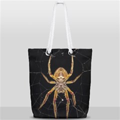 Nsect Macro Spider Colombia Full Print Rope Handle Tote (small) by Celenk