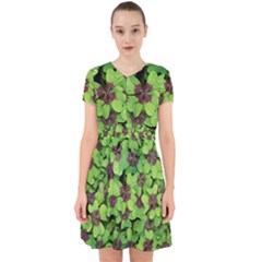 Luck Klee Lucky Clover Vierblattrig Adorable In Chiffon Dress by Celenk