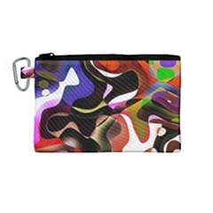 Abstract Background Design Art Canvas Cosmetic Bag (medium) by Celenk