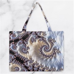 Fractal Art Design Fantasy 3d Zipper Medium Tote Bag by Celenk