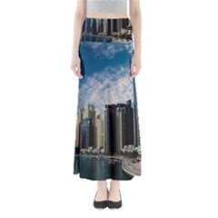 Skyscraper City Architecture Urban Full Length Maxi Skirt by Celenk