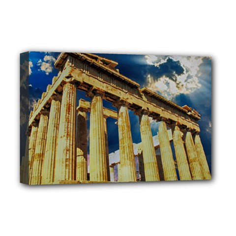 Athens Greece Ancient Architecture Deluxe Canvas 18  X 12   by Celenk