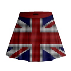 Union Jack Flag British Flag Mini Flare Skirt by Celenk