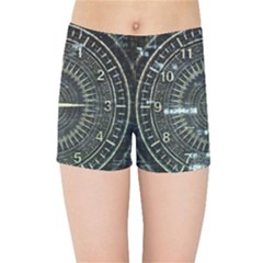 Time Machine Science Fiction Future Kids Sports Shorts by Celenk