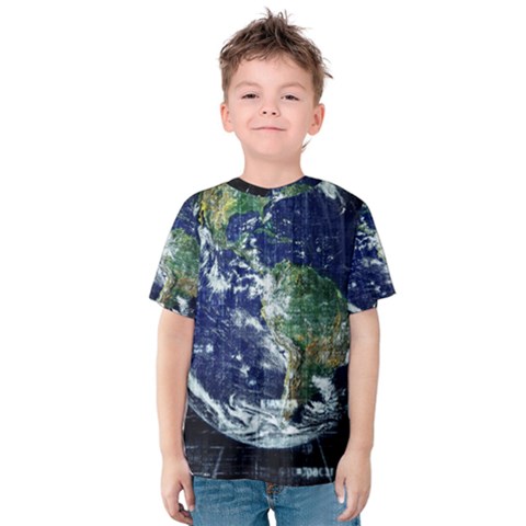 Earth Internet Globalisation Kids  Cotton Tee by Celenk