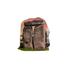 Stonehenge Ancient England Drawstring Pouches (small)  by Celenk