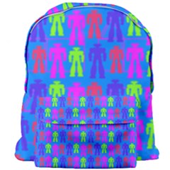 Neon Robot Giant Full Print Backpack by snowwhitegirl