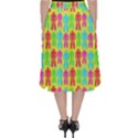 Colorful Robots Folding Skater Skirt View2