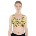 Green Dress Yellow Sports Bra With Pocket View1