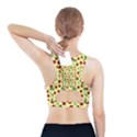 Green Dress Yellow Sports Bra With Pocket View2