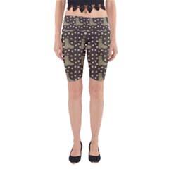 Charcoal Boots Yoga Cropped Leggings by snowwhitegirl