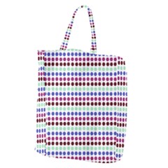 Multi White Dots Giant Grocery Zipper Tote by snowwhitegirl