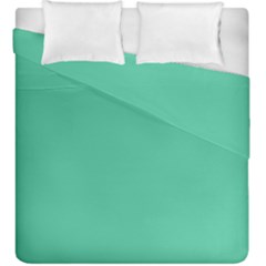 Seafoamy Green Duvet Cover Double Side (king Size) by snowwhitegirl