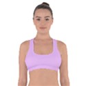 Baby Purple Cross Back Sports Bra View1