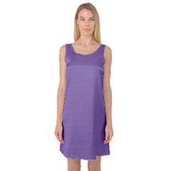 Purple Star Sleeveless Satin Nightdress by snowwhitegirl