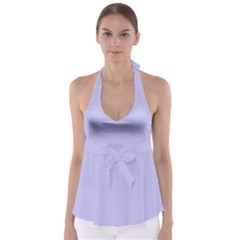 Violet Sweater Babydoll Tankini Top by snowwhitegirl