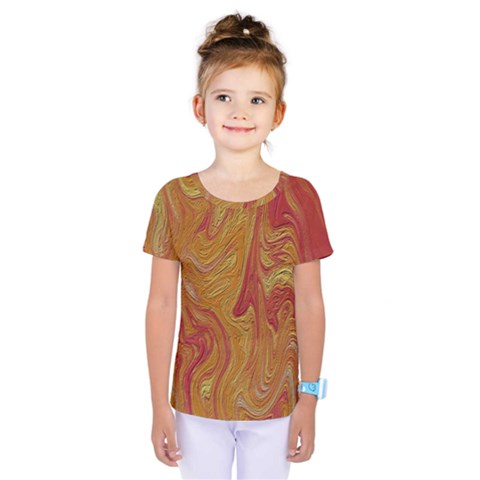 Texture Pattern Abstract Art Kids  One Piece Tee by Nexatart