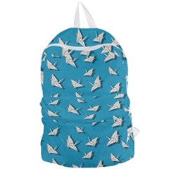 Paper Cranes Pattern Foldable Lightweight Backpack by Valentinaart