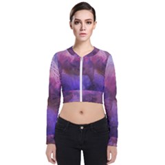 Ultra Violet Dream Girl Bomber Jacket by NouveauDesign