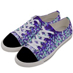 Purple Disintegrate Women s Low Top Canvas Sneakers by jumpercat