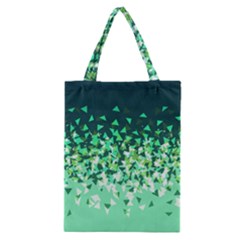 Green Disintegrate Classic Tote Bag by jumpercat