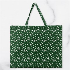 Dinosaurs Green Zipper Large Tote Bag by snowwhitegirl