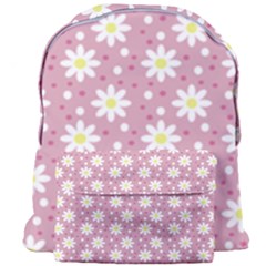 Daisy Dots Pink Giant Full Print Backpack by snowwhitegirl