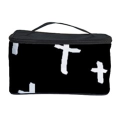 White Cross Cosmetic Storage Case by snowwhitegirl