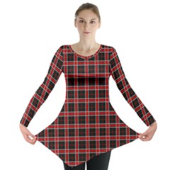 Coke Tartan Long Sleeve Tunic  by jumpercat