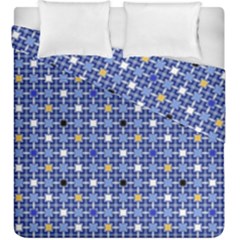 Persian Block Sky Duvet Cover Double Side (king Size) by jumpercat