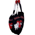 Valentines day - Sheep  Giant Heart Shaped Tote View4