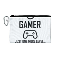 Gamer Canvas Cosmetic Bag (medium) by Valentinaart