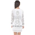 Gamer Long Sleeve Chiffon Shift Dress  View2