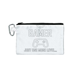 Gamer Canvas Cosmetic Bag (small) by Valentinaart