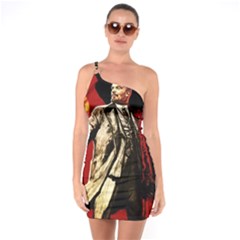 Lenin  One Soulder Bodycon Dress by Valentinaart