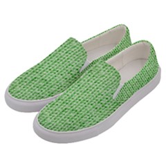 Knittedwoolcolour2 Men s Canvas Slip Ons by snowwhitegirl