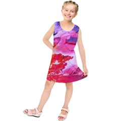 Abstract Art Background Paint Kids  Tunic Dress by Nexatart