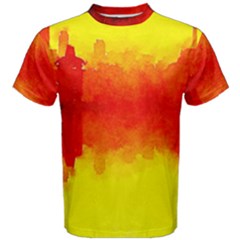 Sun Rise,city,modern Art Men s Cotton Tee by NouveauDesign