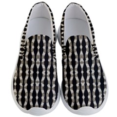 Wavy Stripes Pattern Men s Lightweight Slip Ons by dflcprints