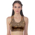 Background Steampunk Gears Grunge Sports Bra View1