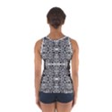 Dark Oriental Ornate Pattern Sport Tank Top  View2